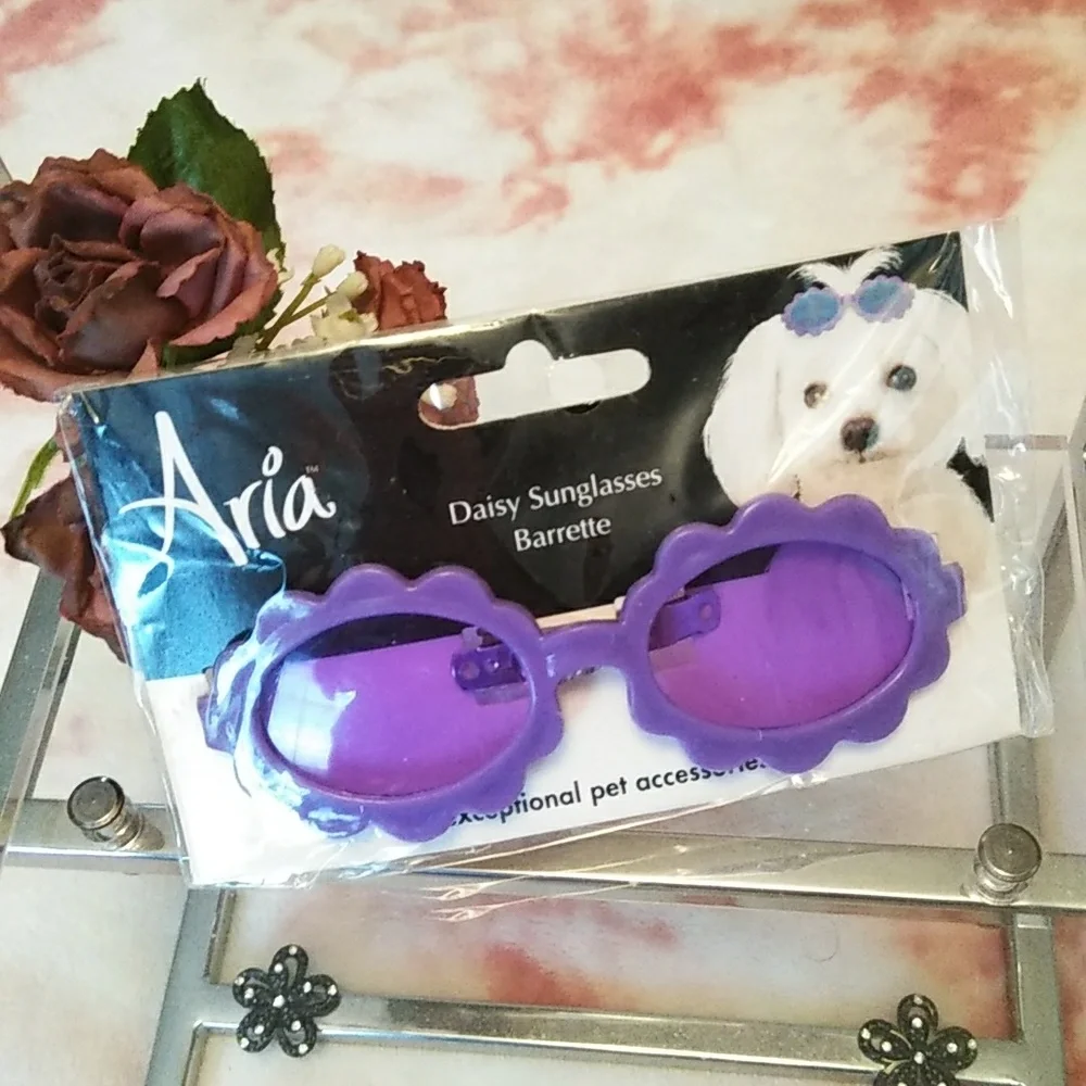 Aria Brand 💜 Dog Barrette 🕶️ Sunglasses 🕶️💜